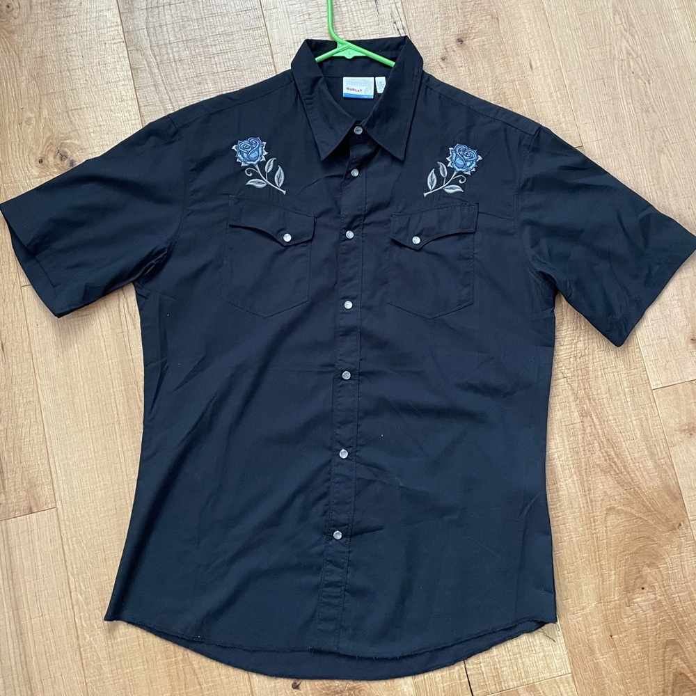 Hurley short sleeve button down shirt